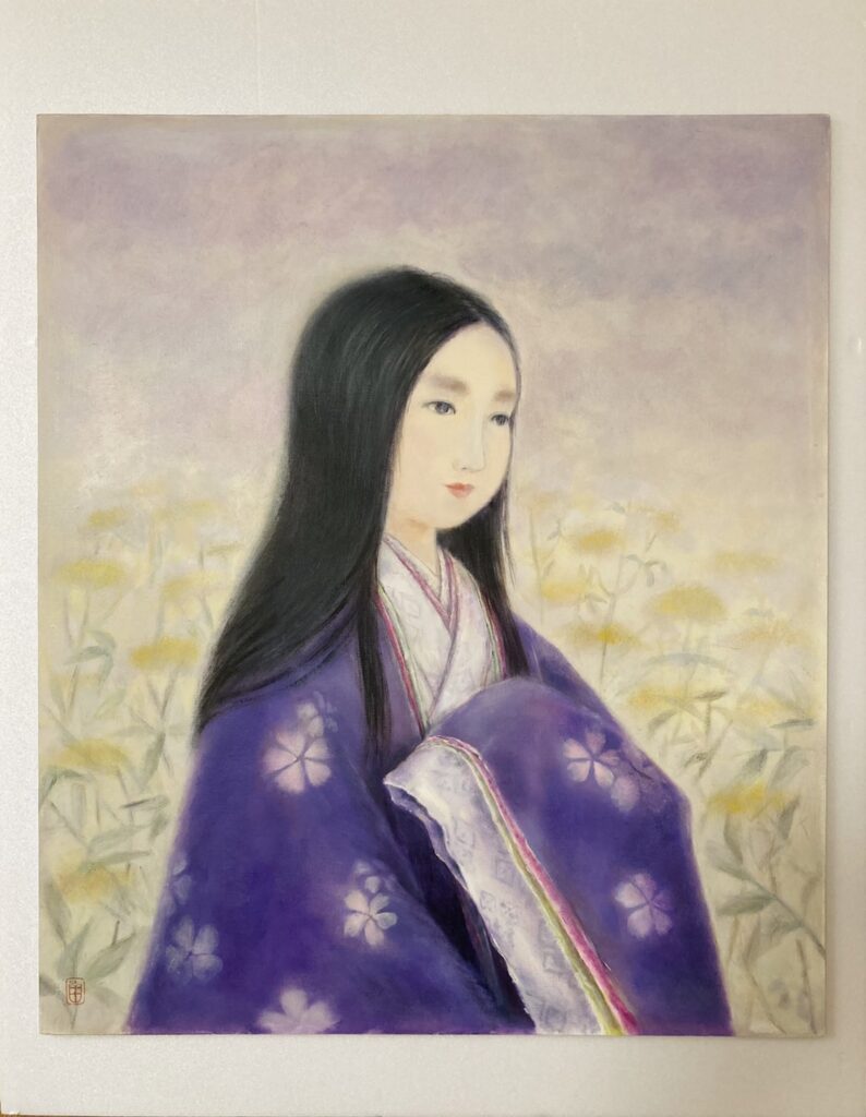 絵画展「紫の上と女郎花」